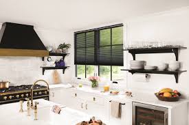 When opened, roman shades showcase beautiful horizontal folds at the top of the window opening, enriching your room decor with texture and color. Modern Farmhouse Kitchen Window Treatments Sheer Black Honeycomb Shades Contemporary Kitchen Baltimore By Next Day Blinds Houzz