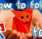 How To Fold An Easy Origami Fox - YouTube