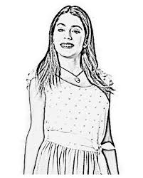 Ausmalbilder Violetta Mit Einem Kleid Coloring Books Coloring Home