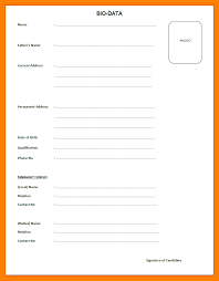 Format of bio data for job application. Image Result For Simple Bio Data Form In Word Bio Data Bio Data For Marriage Data Form