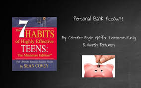 All month long on the today show, our #starttoday series has been talking about making small, positive changes to improve your nutrition, fitness, finances and organization. The 7 Habits Of Highly Effective Teens Personal Bank Account By Celestina N Bogle