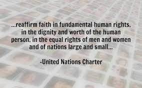 The united nations is like a spade; United Nations Quote Reaffirm Faith In Fundamental Human Rights Thinkingmuse