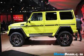 From the start, the vehicle was created for a military reason yet later on in the year 1979, it was offered as a regular citizen version. Mercedes Benz G500 4x4 Showcased At 2016 Auto Expo Live Motorbeam