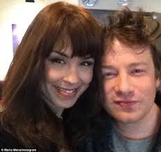 Lived in la habra ca, monrovia ca, azusa ca, covina ca. Jamie Oliver Kisses Norwegian Singer Maria Mena But It S Just For Research Purposes Daily Mail Online