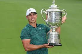 Pga Championship Results Today Brooks Koepka Tops Adam Scott Tiger Woods At Bellerive Country Club Cbs News