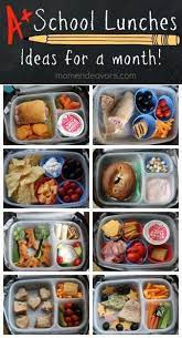 A Month Of Kid Approved School Lunches Easy Creative Ideas Plus Printable Lunch Box Notes Ideas Supplies Kids Lunch For School Kids Lunch Food