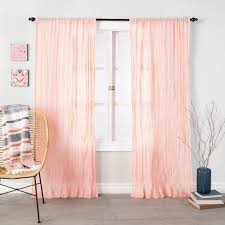 Crushed Sheer Curtain Panel Opalhouse Sheer Curtain Panels Panel Curtains Curtains