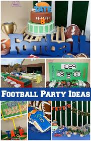 Decoration For Birthday Party At Home For Boy Football Themed Boy 8th Birthday Party Www Spaceshipsandlaserbeams Com Football Birthday Party Football Birthday Sports Birthday Party