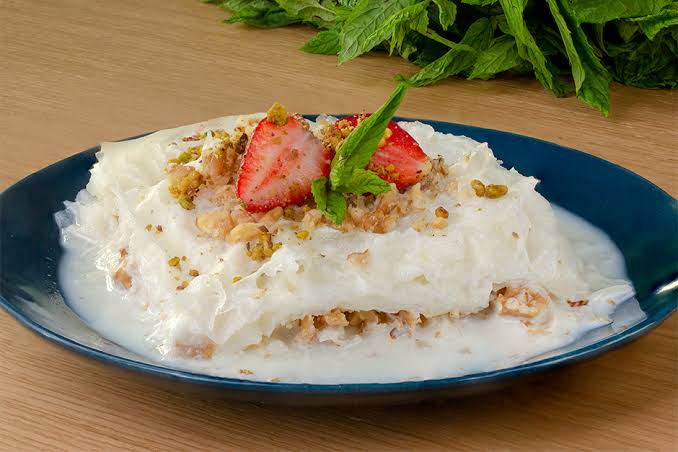 Milk and Rosewater Dessert