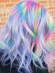 25 Magical Rainbow Highlights And Hair Colors For 2018 Https Sorihe Com Fashion01 2018 03 06 25 Magical Rainbow Highlights Sac Rengarenk Sac Renkli Saclar