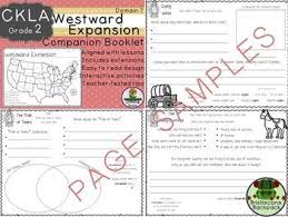 Ckla Domain 7 Second Grade Westward Expansion Companion Booklet Second Grade Westward Expansion Booklet