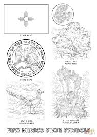 Oklahoma State Flag Coloring Page New Mexico Tree Coloring Page Coloring Home In 2020 Flag Coloring Pages Flower Coloring Pages Coloring Pages