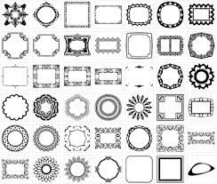 What Is Adobe Photoshop Photoshop Shapes Free Frames And Borders Frames And Borders