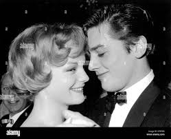 Alain delon romy schneider alain Black and White Stock Photos & Images