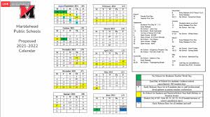 Talk Of New School Calendar Sparks Old Controversy In Marblehead