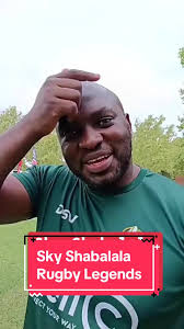 Sky Shabalala (aka East Coast Radio Breakfast Show Sports Guy) is in  Winterton today for Rugby Legends South Africa
