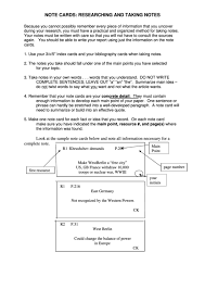 Make sure your note card has the source number in the upper right hand corner of the red line, the slug on the upper left hand corner of the red line, and a 4. Note Cards Researching And Taking Notes Printable Pdf Download
