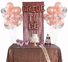 Amazon Com Rose Gold Bachelorette Party Supplies Bridal Shower Decoratio Gold Bachelorette Party Gold Bachelorette Party Decorations Rose Gold Bridal Shower
