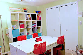 Are you wondering how to homeschool in a small space? Organized Ikea Homeschool Room You Won T Believe This Makeover