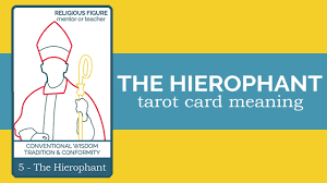 Historically, paper or cardboard punched cards were used throughout the first several. The Hierophant Tarot Card Reading And Meaning Youtube