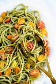 Pesto Pasta With Homemade Pesto A Couple Cooks Recipe Pesto Pasta Recipes Homemade Pesto Pesto Pasta