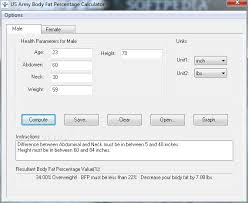 Army Body Fat Calculator Army