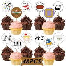 See more ideas about cupcake party, cupcake party theme, cupcakes decoration. 48pcs Friends Tv Show Cupcake Toppers Party Decorations Supplies Friends Theme Birthday Party Decorations Supplies Buy Online In United Arab Emirates At Desertcart Ae Productid 178720671