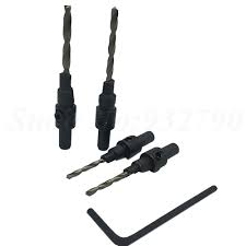 4pc woodwork countersink hss wood