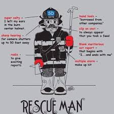 Rescue Man Fire Training Firefighter Brotherhood Fire Dept