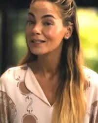 The White Lotus S03 Michelle Monaghan Printed Long Dress