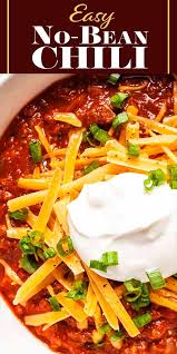 Easy No Bean Chili Recipe Simplyrecipes Com Recipe Chili Recipe Easy No Bean Chili Recipes