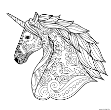 Dessin Licorne Majestueuse A Imprimer Et Colorier Coloriage Cheval Coloriage Licorne Coloriage