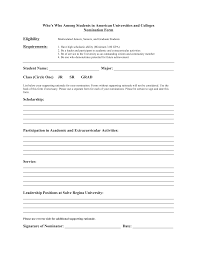 Here are some important facts. Http Www Salve Edu Document Whos Who Nomination Form