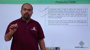 Sap Pp Production Order Youtube