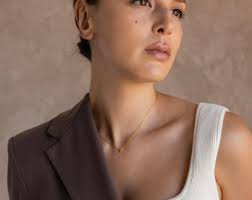 Custom Bubble Initial Necklace by Caitlynminimalist • Dainty Puff Letter  Charm Necklace • Personalized Y2K Jewelry • Birthday Gift • NM212