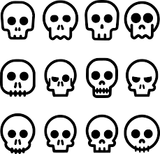 Free Image On Pixabay Skulls Death Skeleton Dead Bone Skull Icon Simple Skull Skull Illustration