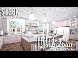 K aesthetic house build bloxburg roblox. Holiday Suburban Home Part2 Interior Roblox Bloxburg Gamingwithv Youtube Home Building Design House Design Kitchen Unique House Design