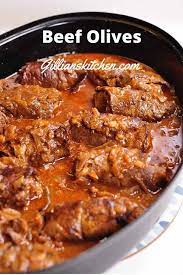 Beef Olives Gillian S Kitchen Simple No Fuss Everyday Cooking Recipe Beef Olives Beef Olives Recipe Olive Recipes