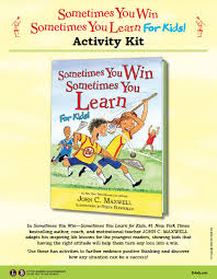 Sometimes You Win Sometimes You Learn Activity Kit Activity Kits Kids Activity Kits Activities