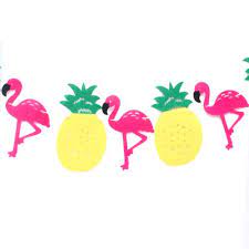 Maybe you would like to learn more about one of these? Flamingo Pineapple Banner Via Blossom