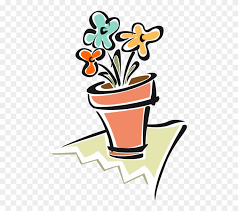 Fiori di petalo rosso, vaso di fiori bonsai, fiori e piante in vaso paesaggio, fiore artificiale, bonsai png. Vector Illustration Of Flower Pot With Flowers Vasi Con Fiori Clip Art Png Download 4443170 Pinclipart