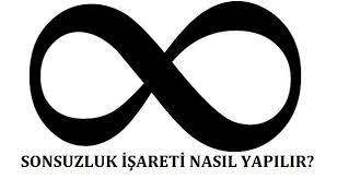 sonsuzluk isareti nasil yapilir sonsuzluk isaretler instagram