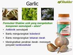 Antaranya bawang putih yang bagus untuk sesiapa yang ada masalah darah tinggi. Pengedar Set Kesihatan Shaklee Meru Klang Garlic Shaklee Hebat