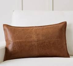 Shop thousands of pillow cover you'll love at wayfair. Pieced Leather Pillow Covers Pottery Barn
