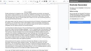 Basically, you're just going to give your reader a little. Endnote Generator Google Workspace Marketplace