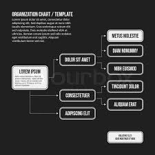 Organization Chart Template With Stock Vector Colourbox