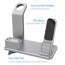 Yofew Apple Watch Stand Aluminum 4 In 1 Apple Watch Charger Dock Accessories For Airpods Charging Do Apple Watch Charger Apple Watch Stand Apple Watch Aluminum