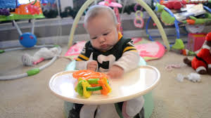3 Months Old Sitting In Her Bumbo Seat Youtube