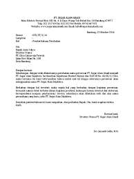 Surat lamaran kerja ibarat pintu pertama ketika anda memasuki perusahaan. Contoh Surat Resmi Perusahaan Swasta