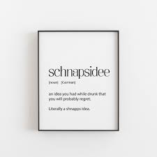 Definition German Gift Schnapsidee Definition German Gifts Etsy One Word Quotes Cafe Quotes Unusual Words